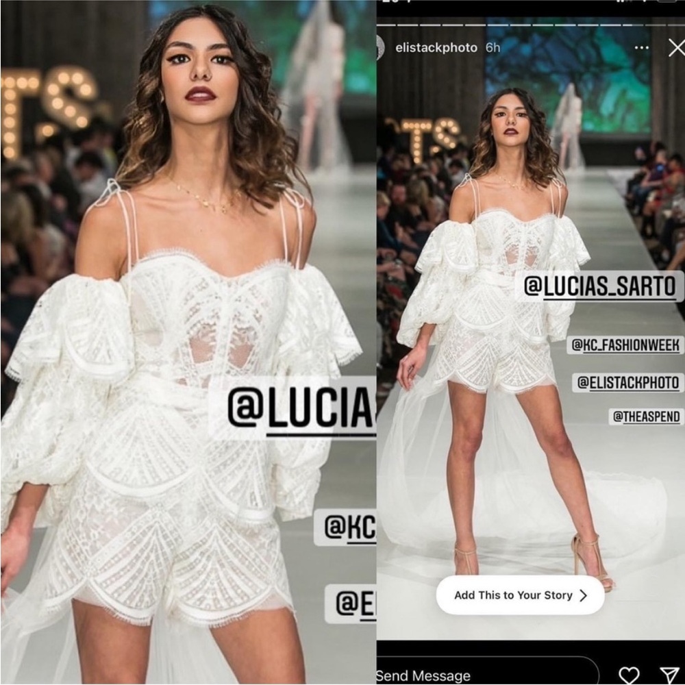 Lucia’s Sarto 🪡 romper  Bridal rehearsal dinner bachelorette party